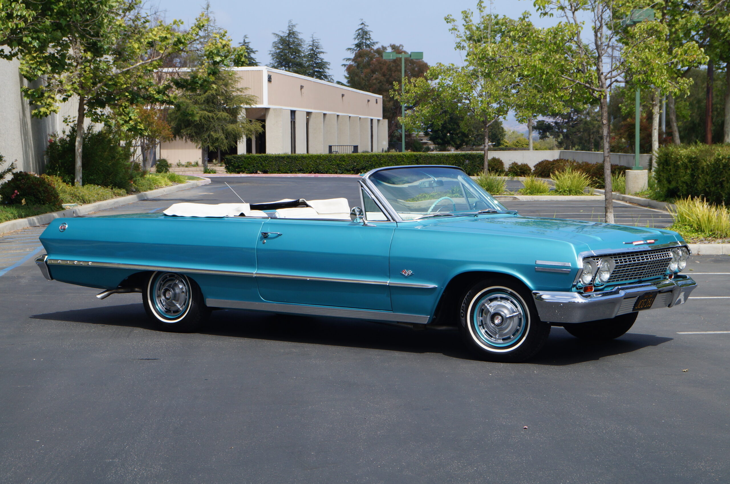 Light blue 1963 Chevy Impala - Sold at Johnston Motorsports