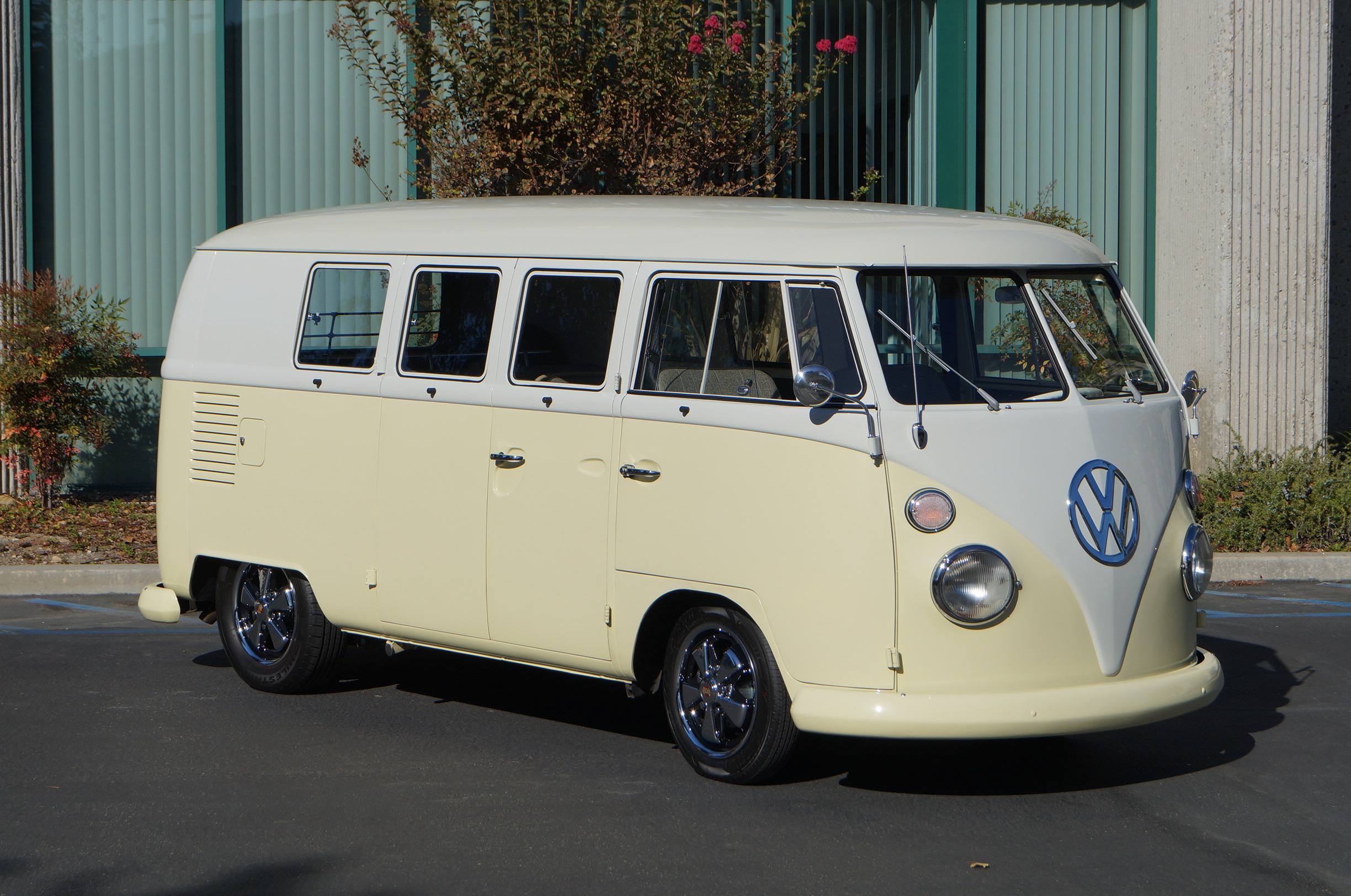 Cream 1966 VW Bus - 11 Window Walkthrough - Sold at Johnston Motorsports