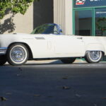 White 1957 Ford Thunderbird