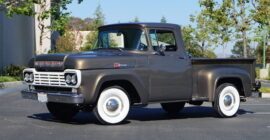 Gunmetal Gray 1959 Ford F100 - Sold at Johnston Motorsports