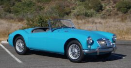 Teal baby blue 1959 MGA Sold at Johnston Motorsports