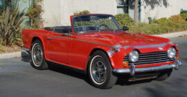 Red 1968 Triumph TR250 - Sold at Johnston Motorsports