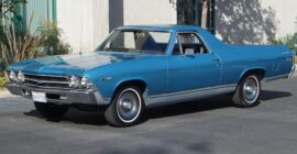 Blue 1969 Chevy El Camino - Sold at Johnston Motorsports