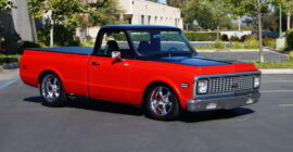 Red and Black 1972 Chevrolet C10 Truck - Sold at Johnston Motorsports