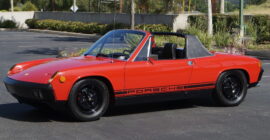 Red 1974 Porsche 914