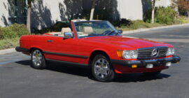 Red 1986 Mercedes 560SL Roadster - Sold at Johnston Motorsports