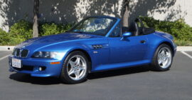 Bright Blue 2000 BMW M Roadster